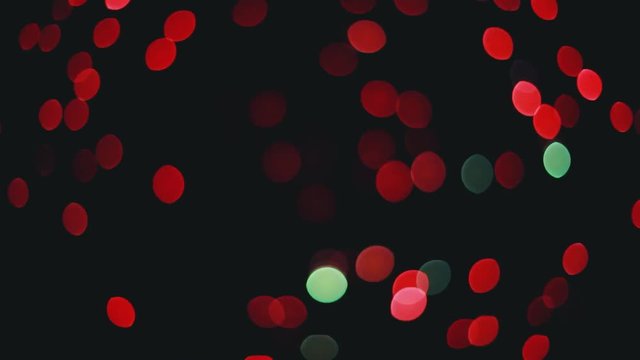 Beautiful blur fireworks. Colorful bright blurred pyrotechnic show, flashes of salute firework with bokeh. 1920x1080