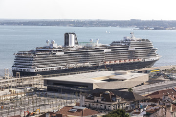 Cruise ship in a harbour