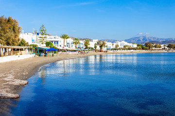 Naklejka na ściany i meble Naxos city beach, Greece