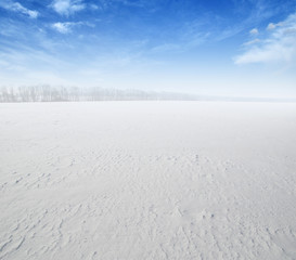 Fototapeta na wymiar field of snow