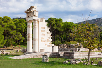 Fototapeta na wymiar Sanctuary of Asclepios, Epidaurus