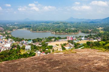 Kurunegala lake and city