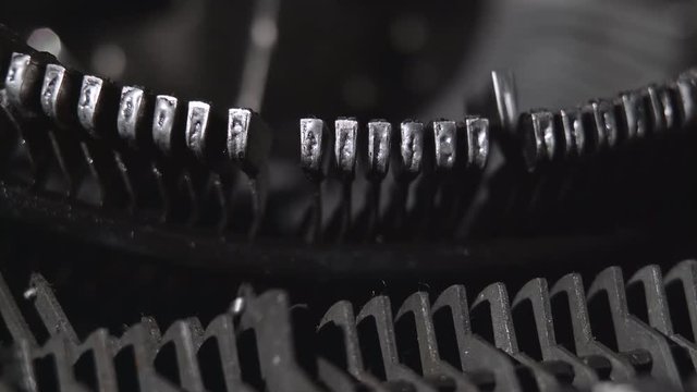 Typewriter fast typing dexterity in typewriting