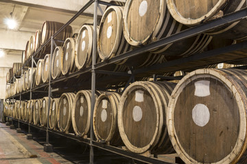 Whiskey and brandy distillery