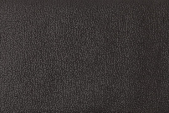 The texture is finely crafted of black leather