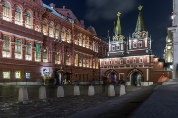 Iberian gate and chapel in Moscow, Russia.