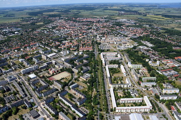 Obraz premium Hansstadt Greifswald Stadtlandschaft