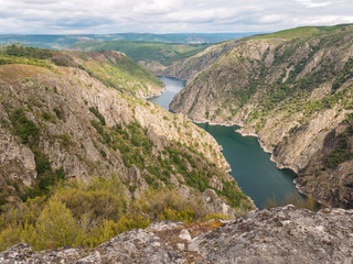Canyon of Sil river in the province of Ourense, Galicia, Spain