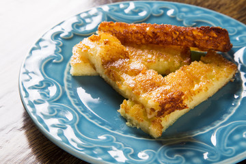 Delicious Tapioca Cake. Manioc cake.