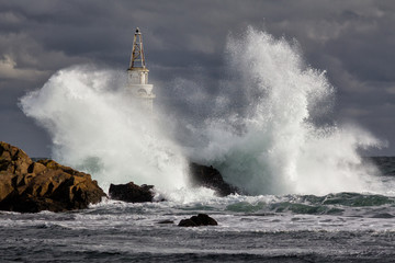 Sea storm