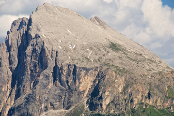 Vetta del Sassopiatto vista dall'Alpe di Siusi