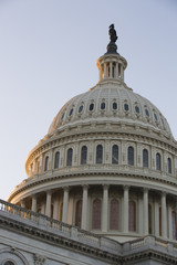 Fototapeta na wymiar The United States Capitol building Washington District of Columbia
