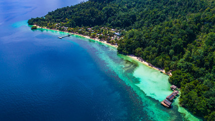 Fototapeta na wymiar Raja Ampat island. West Papua, Indonesia.