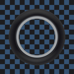 spinning car wheel 