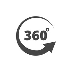 360 degrees icon