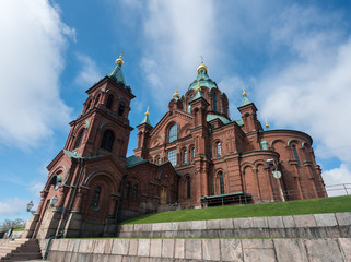 Uspenski Cathedral in Helsinki Finland