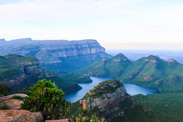 Blyde river canyon in South Africa. Beautiful view at canyon.