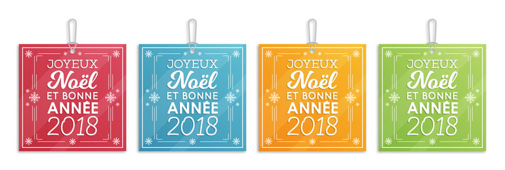 Étiquettes - Joyeux Noël et Bonne Année 2018