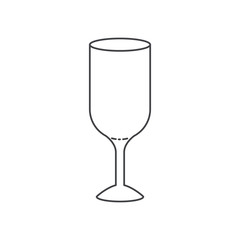 glass wine flat monochrome silhouette