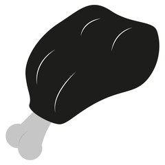 image of a flat ham icon