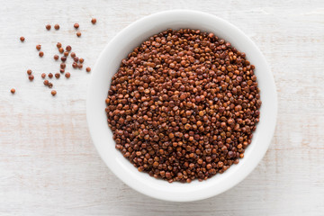Red Quinoa in a Bowl