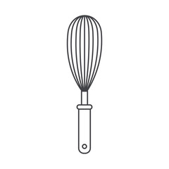 whisk kitchen utensil monochrome silhouette