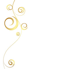 Welle Wellen Band Banner Gold Hintergrund Freiraum Textfreiraum 