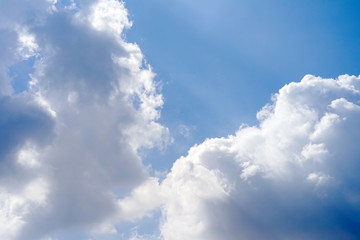 Blue sky with clouds background