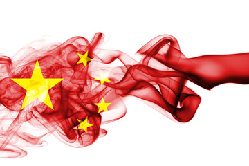 China national smoke flag