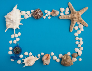 Frame in a marine style