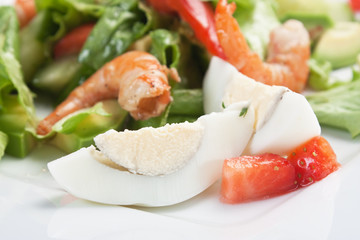 shrimp with vegetables