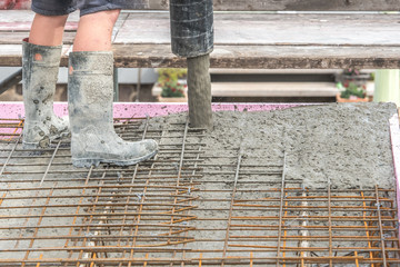 concrete pouring work