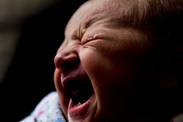 Newborn baby crying