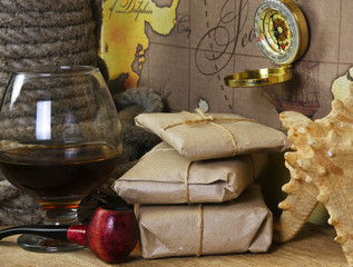 Various items in cargo office