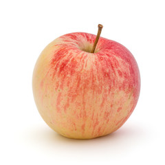 Red apple isolated on white background cutout