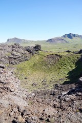 Landschaft im Snæfellsjökull-Nationalpark auf der Snaefellsnes Halbinsel im Westen Islands