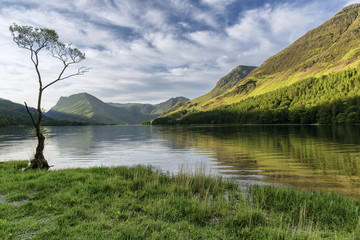 Fototapeta na wymiar Lake District England Reflection