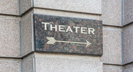 Schild 204 - Theater