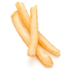 French Fried Potatoes isolated on white background