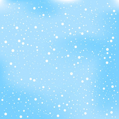 christmas snow and winter background vector illustration