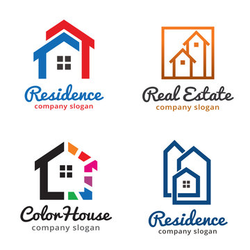 House Logo Template Design Vector, Emblem, Design Concept, Creative Symbol, Icon