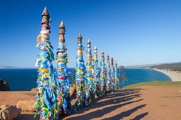 Shamanic syllables on the island of Olkhon, Lake Baikal