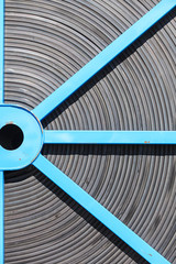 Large coil roll of rubber material