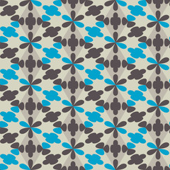 Seamless mosaic pattern. Geometric background. Vector Illustration.