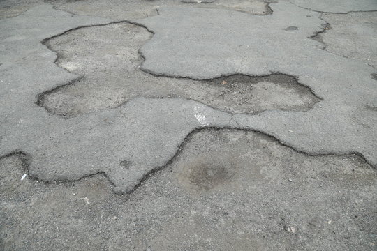 Damaged Road Texture