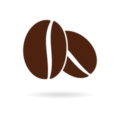 Coffee bean icon 