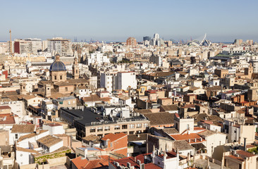 Panorama of Valencia - aerial photo