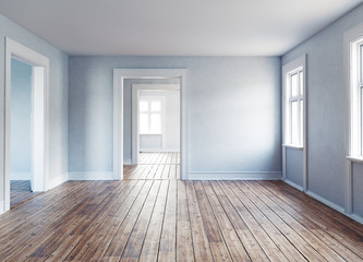 Modern empty interior