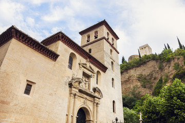 Fototapeta na wymiar Church of St Peter and St Paul in Granada