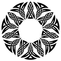 Celtic pattern. Element of Scandinavian or Celtic ornament